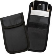 SBG Faraday Bag - Universeel Blokkerende Telefoonzak - RFID Blokkeertas voor Telefoons - Pouch voor Autosleutels - Signaal Blokkerende Zak - Zwart