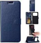 Portemonnee Book Case Hoesje Geschikt voor: Xiaomi Poco X4 Pro - Blauw