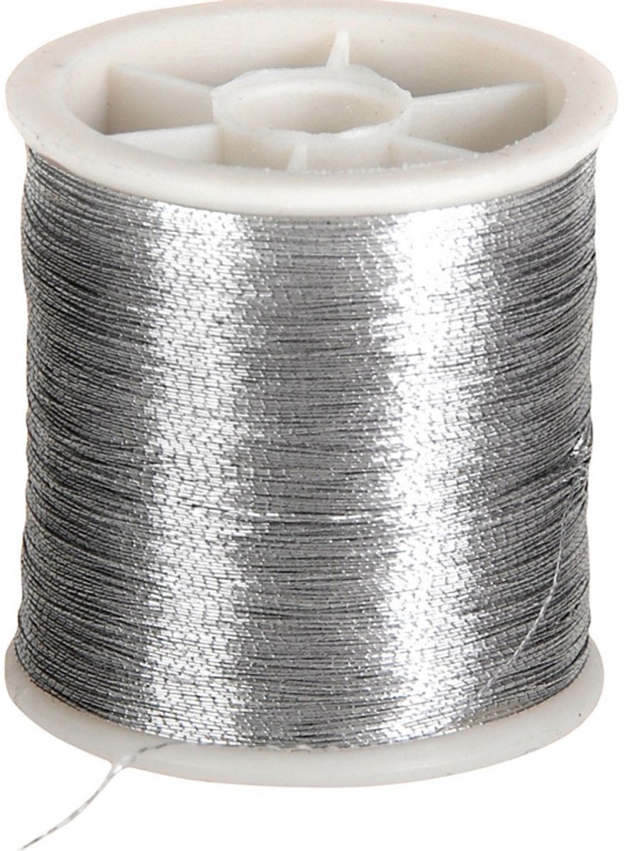 CC Nylon Naaigaren 100 m Zilver