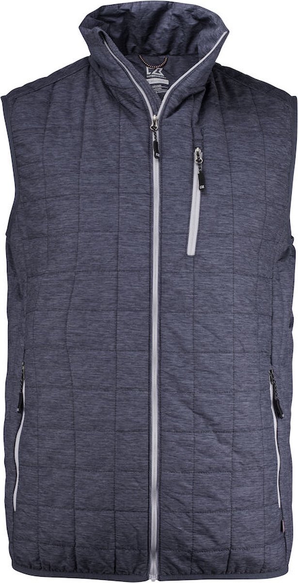 Cutter & Buck Rainier Vest Heren 351408 - Antraciet Navy Mélange - S