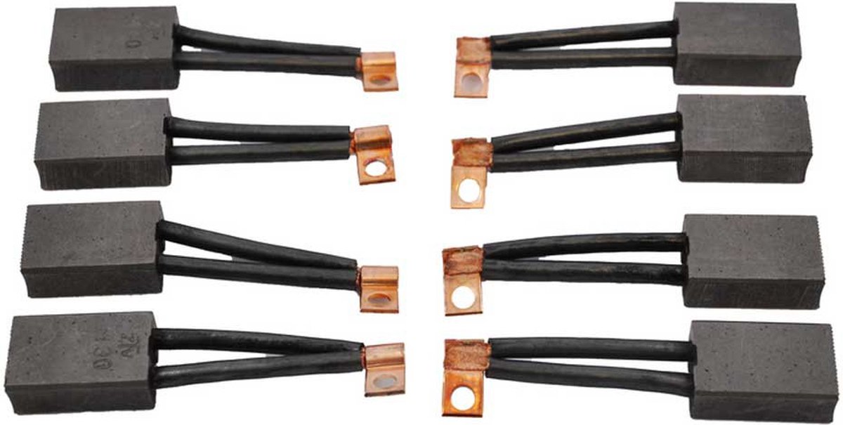 VETUS SET0128 8 Koolborstels voor BOW95/125 12V (12,5x31x20mm)