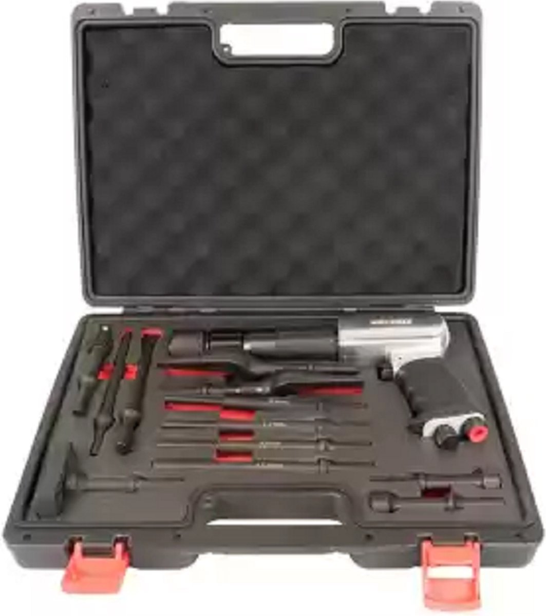 Vibro pneumatische beitelhamerset- Weber Tools- Luchthamer