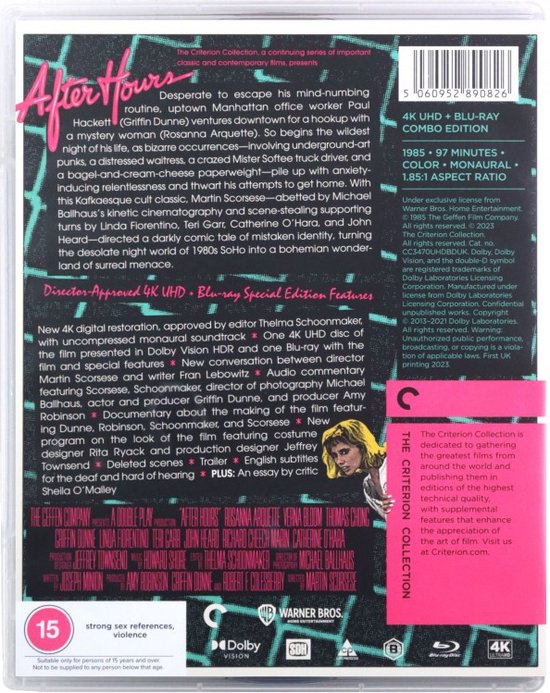 After Hours [BluRay 4K]+[BluRay], Verna Bloom Dvd's bol