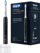Bol.com Oral-B Pulsonic Slim Luxe 4000 Matte Black - elektrische tandenborstel - zwart aanbieding