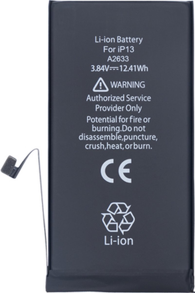 Voor iPhone 13 Batterij met TI-Chip - Compatibel met Apple Toestellen