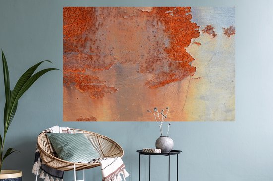 Stickers muraux - Sticker Foil - Rouille - Jaune - Rose - 120x80 cm - Film Adhésif - Stickers muraux Chambre Enfant - Papier Peint Auto Adhésif