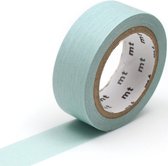 MT masking tape 7m series: pastel turquoise - Washi Tape - 15 mm breed