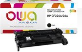 OWA toner HP CF226A - Refurbished HP toner met chip - Zwart - 3.100 Pagina's - 26A, CF226, 226, 226A