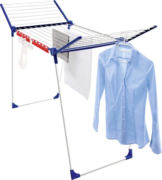 Leifheit droogrek Pegasus 200 Solid - 20 m drooglengte incl. houders voor klein wasgoed