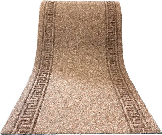JYG Rug CORSICA - Tapis de cuisine - Tapis de cuisine - Antidérapant - 66x180cm - Beige