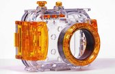 Seashell SS-1 Onderwaterbehuizing - Polycarbonaat - Yellow - Geschikt voor compact camera's (zie modellenlijst foto's)