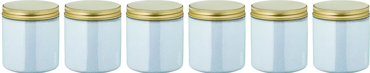 Goedkoopste Scrubzout Opium - 300 gram - Pot met gouden deksel - set van 6 stuks - Hydraterende Lichaamsscrub