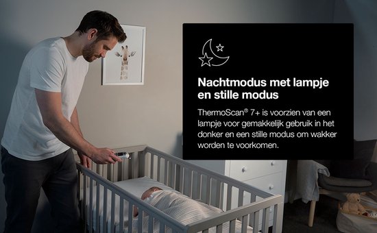 Braun Thermoscan 7+ Oorthermometer met nachtmodus - accessoires inbegrepen