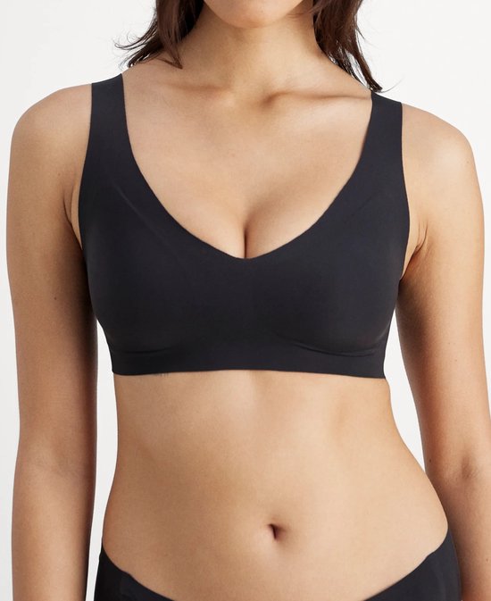 sloggi ZERO Feel 2.0 Bralette Soutien-Gorge Femme - Zwart - Taille L