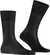 FALKE Tiago business & casual organisch katoen sokken heren zwart - Maat 47-48
