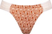 Watercult - Organic Moderns Bikini Slip - maat 44 - Bruin/Wit