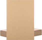 Belle Vous 24 Pack of A3 Corrugated Cardboard Packing Sheets - 30 x 42cm/12 x 16.5 Inches - 3mm Thick - Flat Pack Kraft Board for Mailing, Arts, Crafts, Protective Backing & Packaging