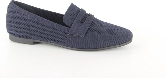 la Stada | Blauwe stretch loafer | Maat 42