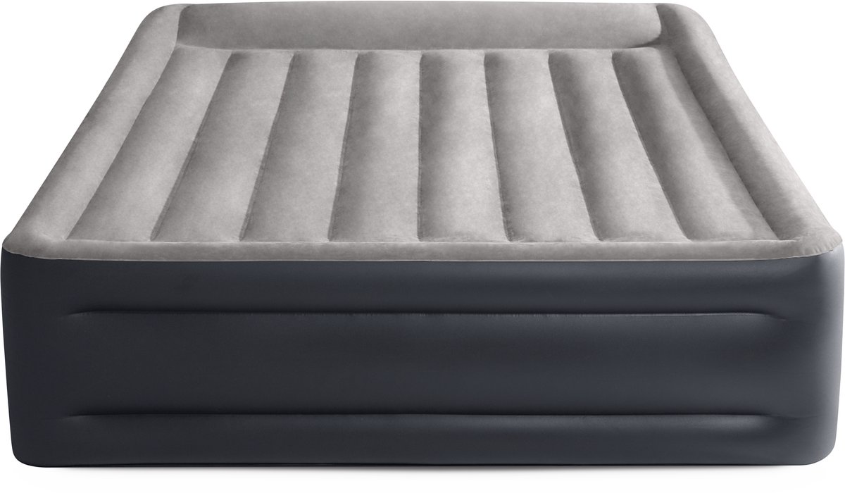 Bol.com Intex Queen Deluxe Pillow Rest Luchtbed met ingebouwde pomp - 203x152x42 cm aanbieding