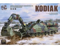 Border Model Modelbouwpakket Militaire voertuigen - BT011 Kodiak Swiss Series/German Demonstrator AEV-3 Pionierpanzer (2 in 1) Plastic - 1:35 - Modelbouw