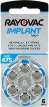 Cochlear Implantaat batterijen Type 675 Rayovac
