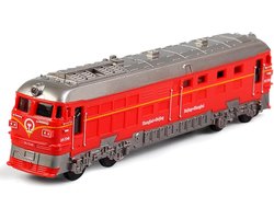 foto van Playtive Trein met licht en geluid - locomotief met aanhanger