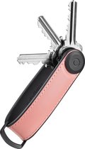 ORBITKEY | Hybrid Leather Key Organizer | Sleuteltasje | sleutelhanger | Leer | Pastel Pink | Roze