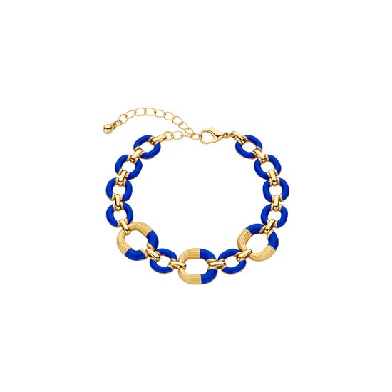 Les Cordes - XIMENA (AB) - Bracelet - Blauw - Métal - Bijoux - Femme - Printemps/Été