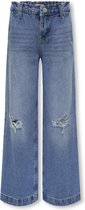 Kids Only Jeans Kogcomet Wide Dest Jeans Pim006 Noo 15285071 Light Blue Denim Dames Maat - W152