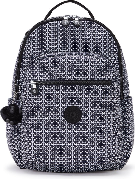 Sac à dos - Kipling - Basic Seoul L - Bleu Marine - 32x42x15 cm - 640 g