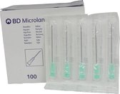 Voordeelverpakking 2 X BD Microlance injectienaalden 21G groen 0,8x50mm 100 stuks (301155)