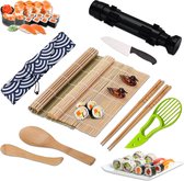 Natural Black Bazooka set - Sushi set Incl. 2 paar Mr. Sushito Sticks - Sushi maker - Bamboo Rol - Milieuvriendelijk - Sushi Go