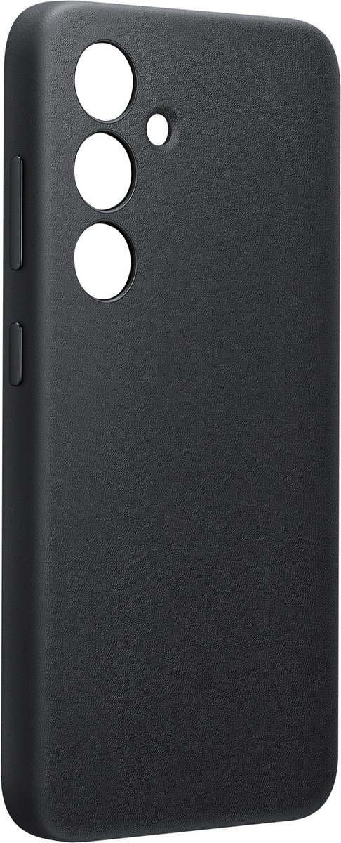 Samsung Vegan Leather Case - Geschikt voor Samsung Galaxy S24 Plus - Black