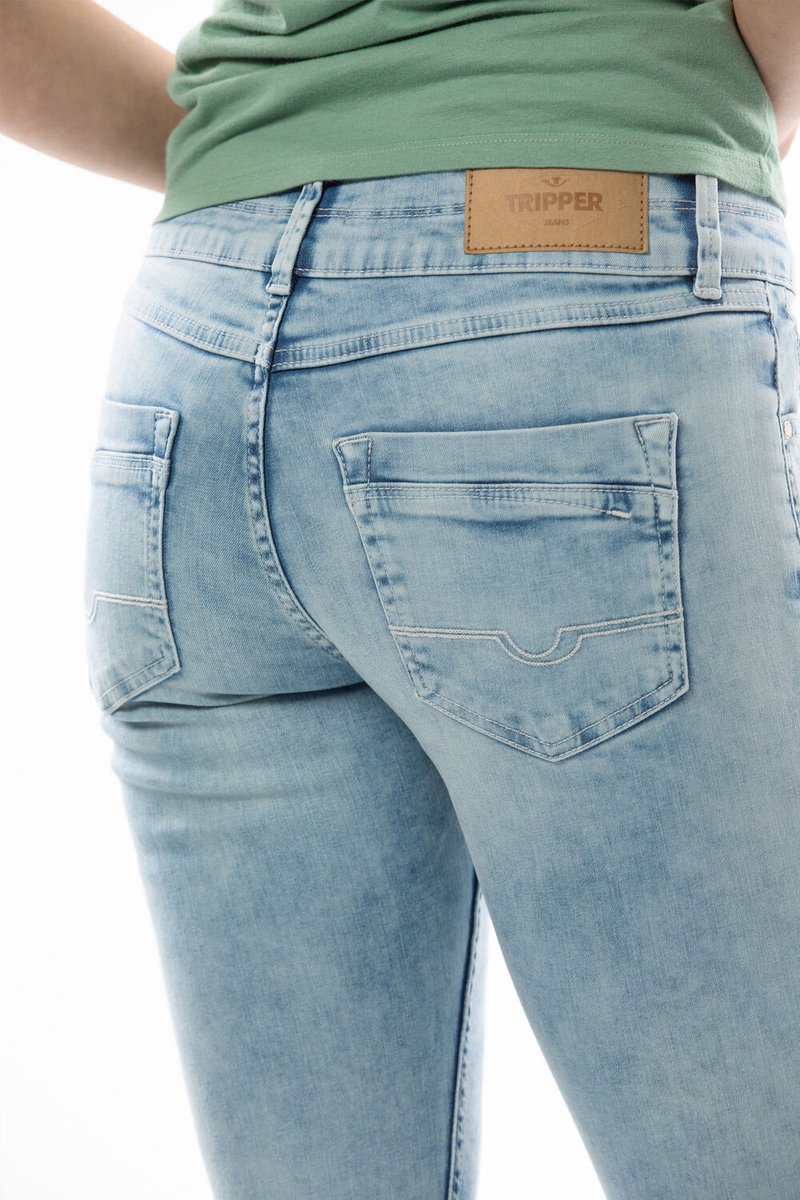 Tripper VERONA Dames Slim Fit Jeans Blauw - Maat W27 X L30