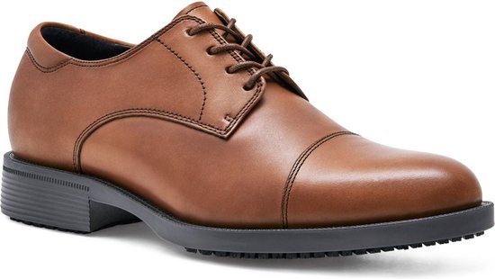 Chaussures pour les équipages Sénateur | Marron | Taille 43 | Chaussures formelles résistantes à l'eau avec une adhérence accrue