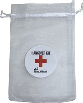 Hangover Kit Organza Zakje Wit (10 Stuks) - Inclusief Verzendkosten