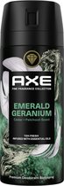 AXE Fine Fragrance Collection Emerald Geranium - Premium Deodorant Bodyspray - 150 ml