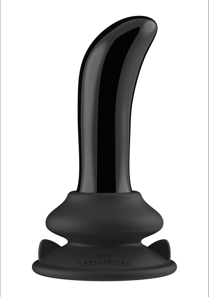 Goedkoopste Chrystalino by Shots - Prickly - Smooth Glass G-Spot Vibrator with Remote Control