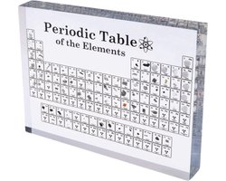 Periodiek Systeem der Elementen - Scheikunde - Chemie - Acrylic - Periodic Table - Natuurkunde