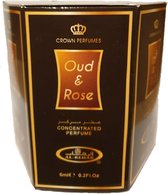 6-pack Oud & rose 3ml - Al rehab parfumolie attar roll on