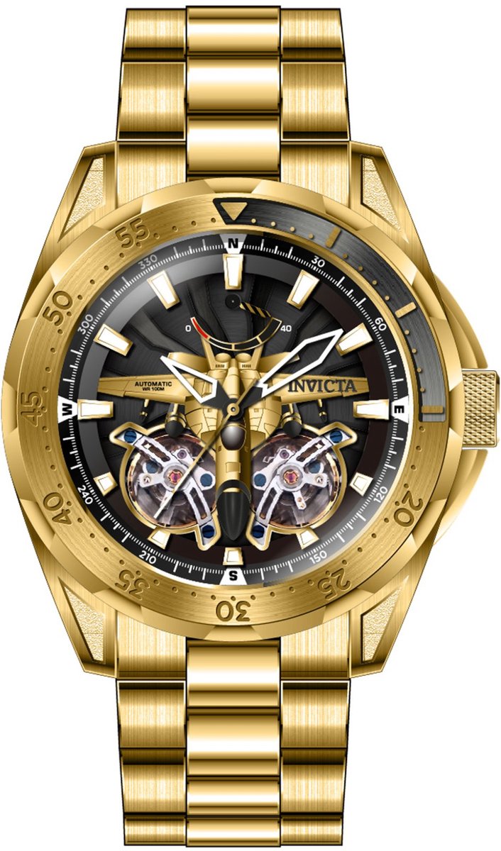 Invicta Aviator 44687 Automatisch Herenhorloge - 51mm