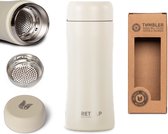 Retulp - Gobelet Thermos - Beige Sable - 300 ml - Bouteille Thermos - Beige