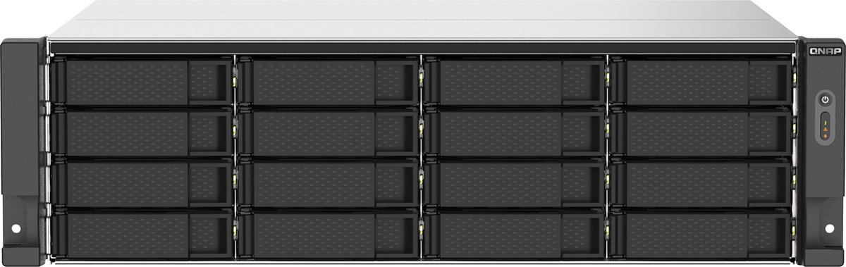 NAS Network Storage Qnap TS-1673AU-RP-16G Black Grey Black/Grey AMD Ryzen V1500B
