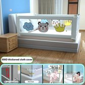 Imbaby Baby Bed Vangrail Hefbare Kind Bed BarriÃ¨re Hek Verstelbare Bed Rail Guard Voor Kinderen Hek Wasbare Veiligheid Baby Kinderbox