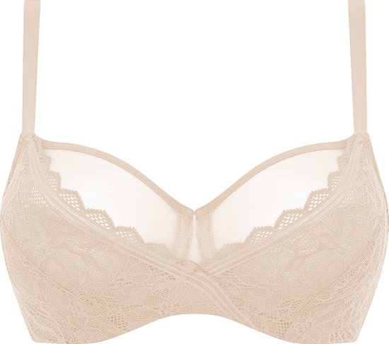 Chantelle EasyFeel - Floral Touch - Soutien-gorge couvrant à armatures - Beige Doré - D 75