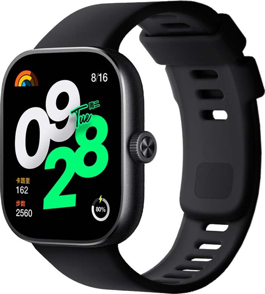 Xiaomi Redmi Watch 4 - Smartwatch - Zwart