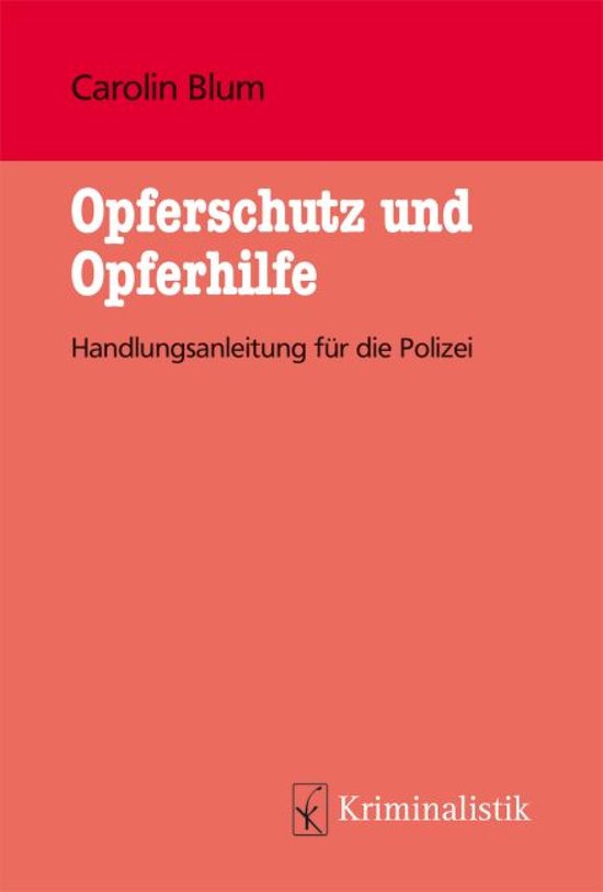 Opferschutz und Opferhilfe - cover