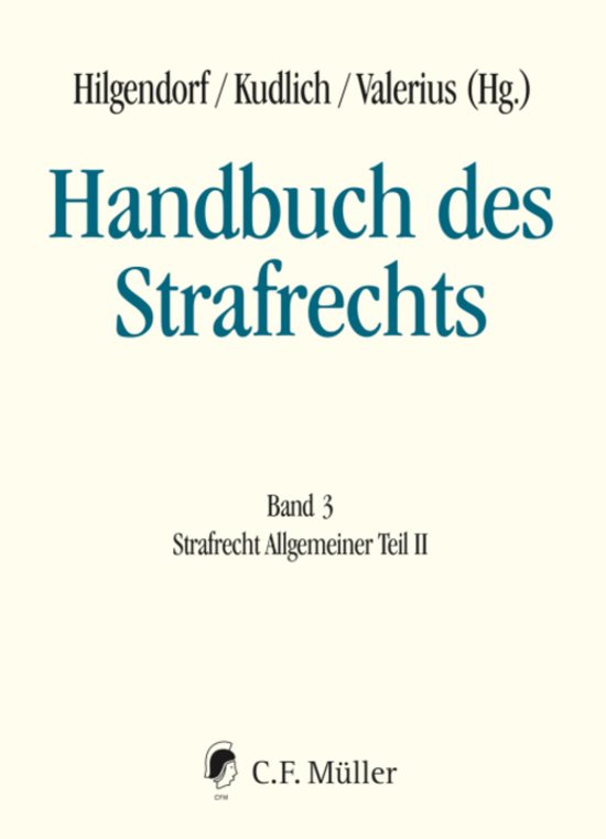 Handbuch des Strafrechts - cover