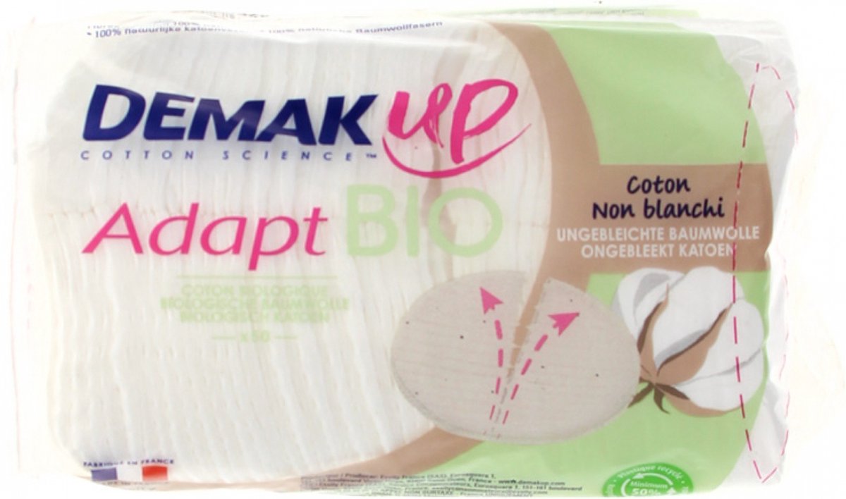 Demak Up Adapt Biologische Wattenschijfjes 50ST