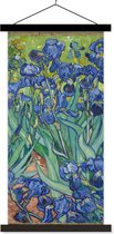 Affiche scolaire - Iris - Vincent van Gogh - 60x120 cm - Lamelles noires